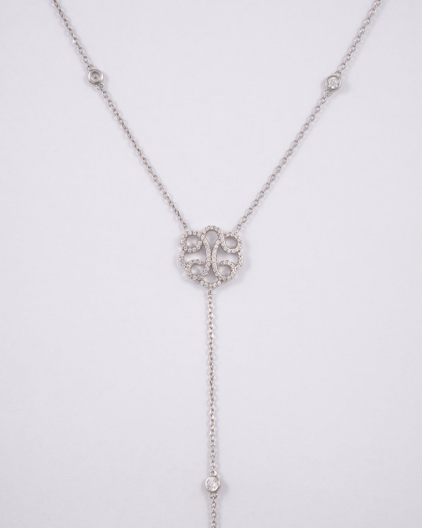 Dual Layer Silver Worldy Pendant