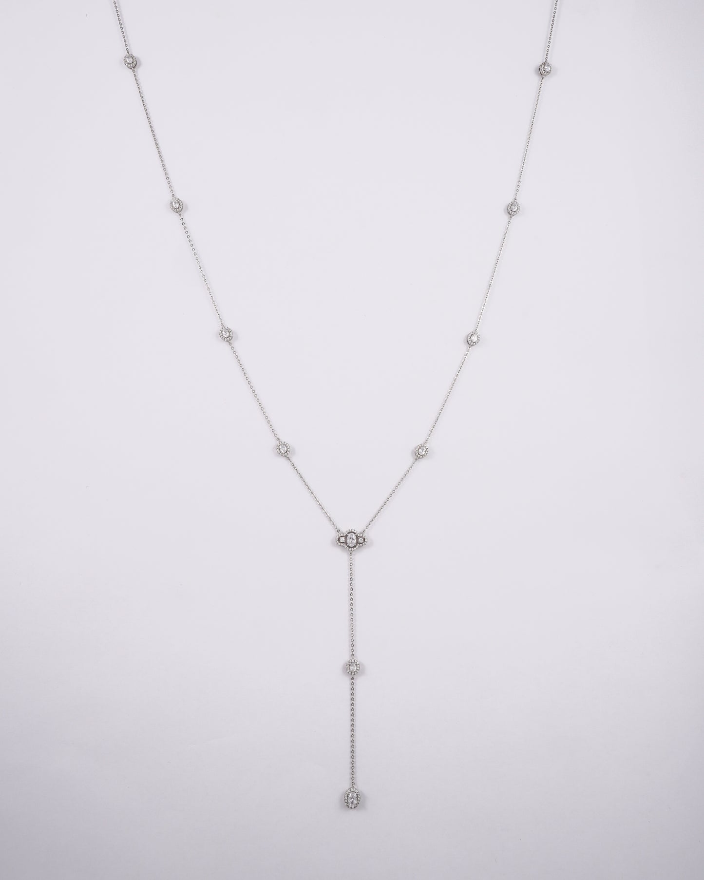 Dual Layer Multiple Zircon Pendant