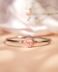 Radiant Rosé Silver Bracelet