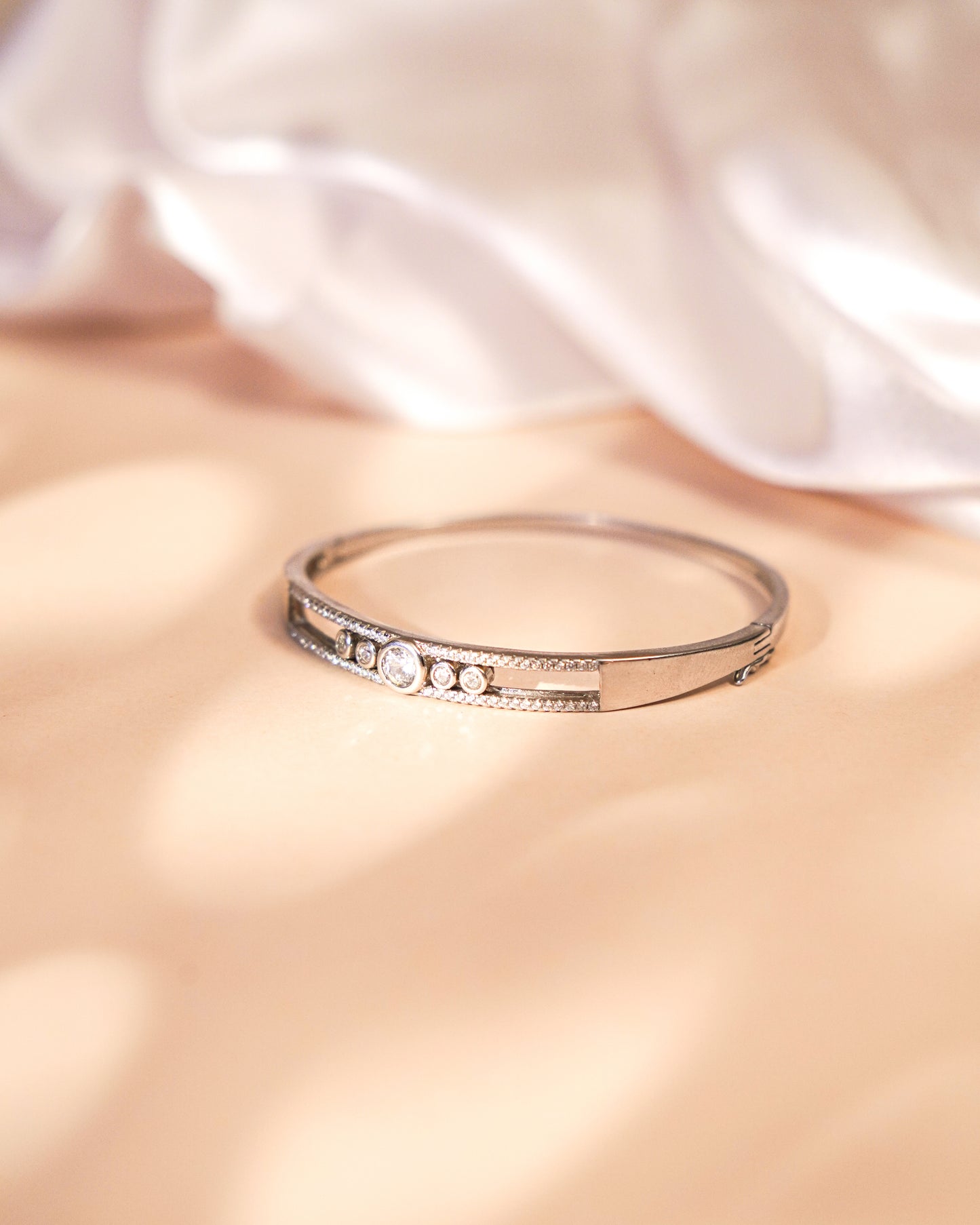 Aurora Charm Silver Bracelet