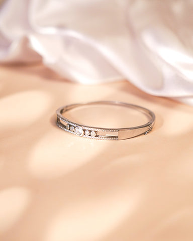 Aurora Charm Silver Bracelet