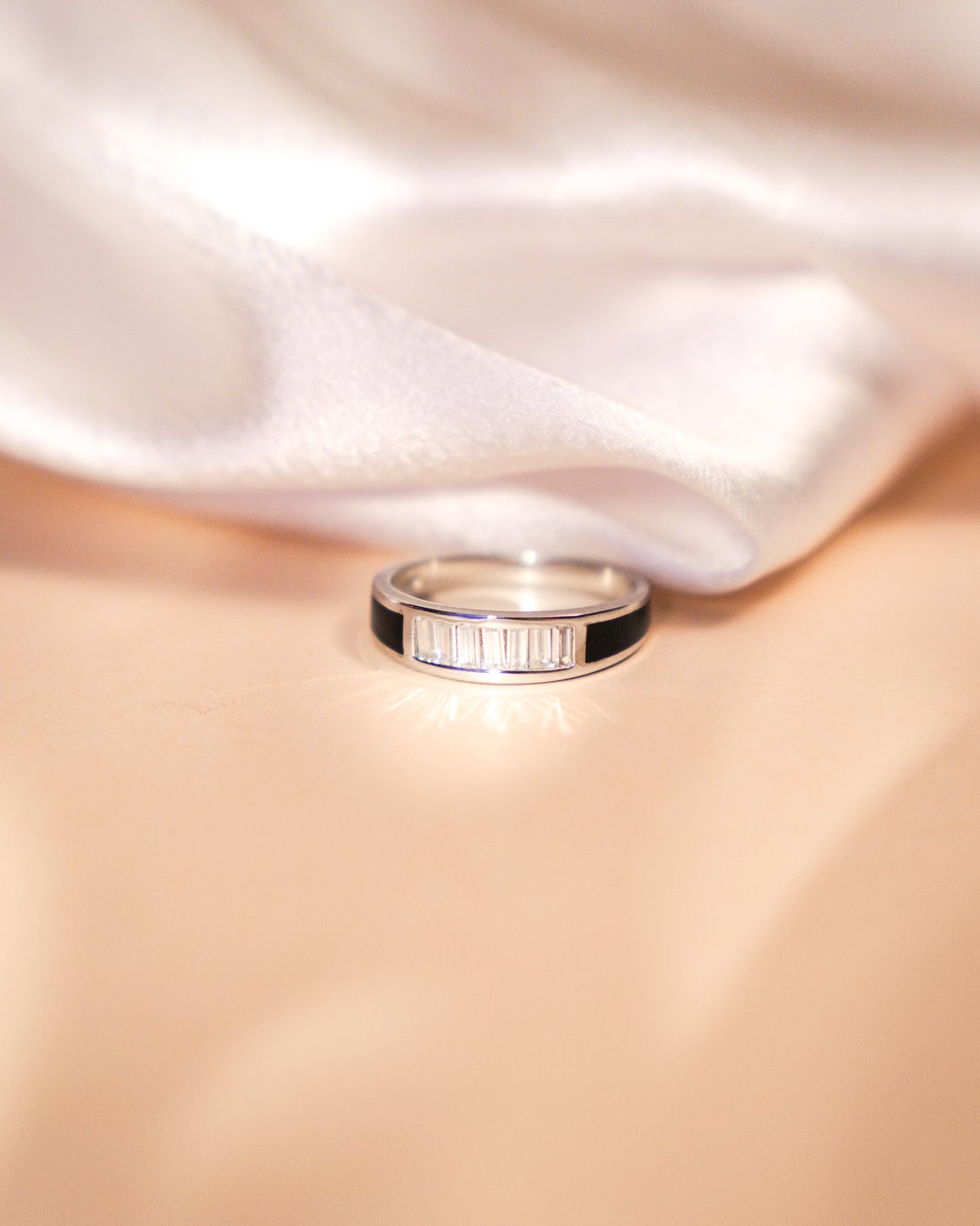 Silver Boldface Ring
