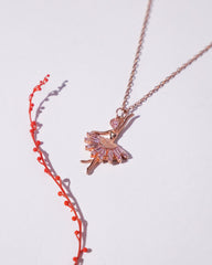 Rose Gold Dancing Beauty Pendant