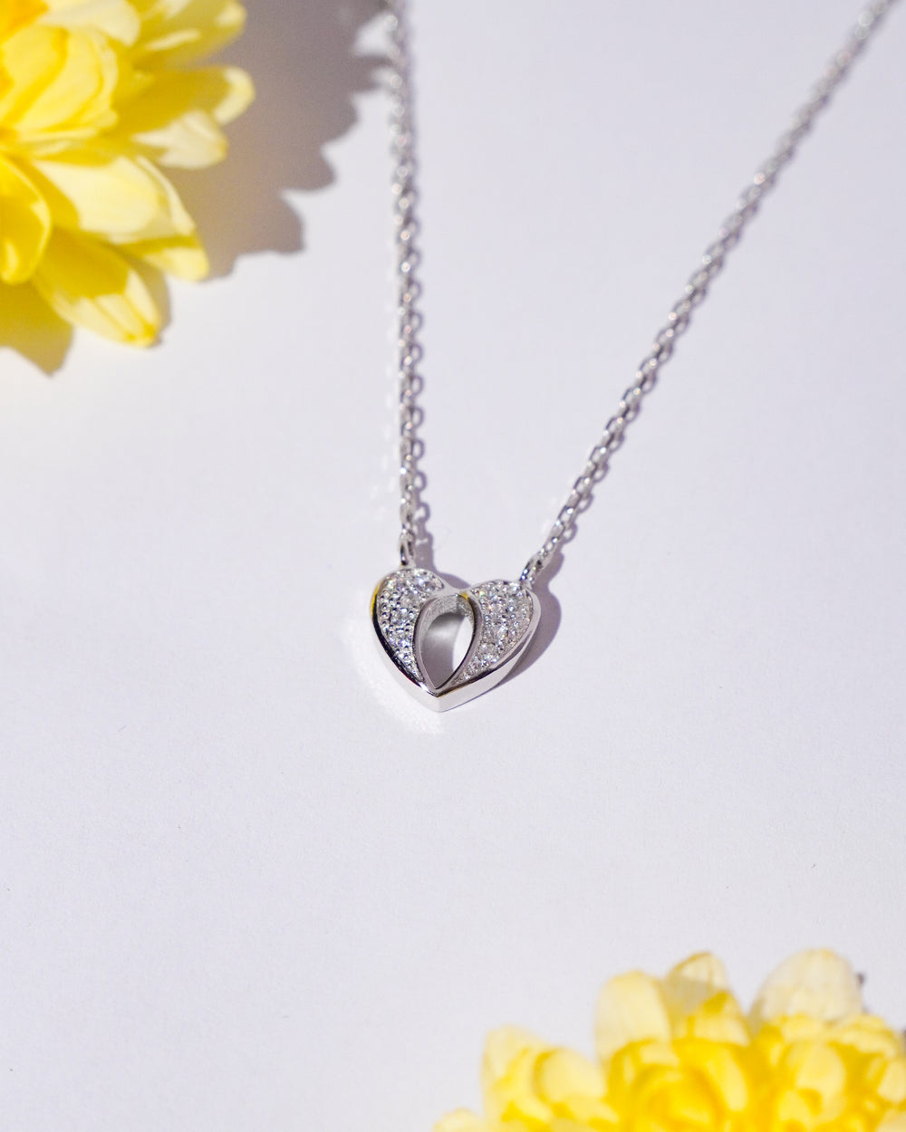 Silver Heart Void Pendant