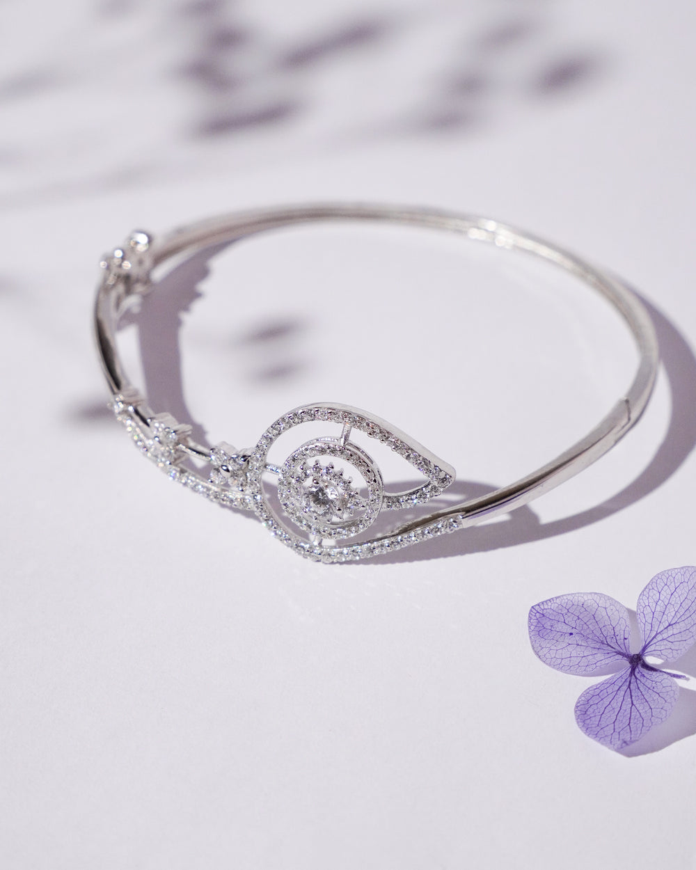 Ethereal Band Silver Bracelet
