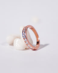Tranquil Rose Gold Zircon Diamond