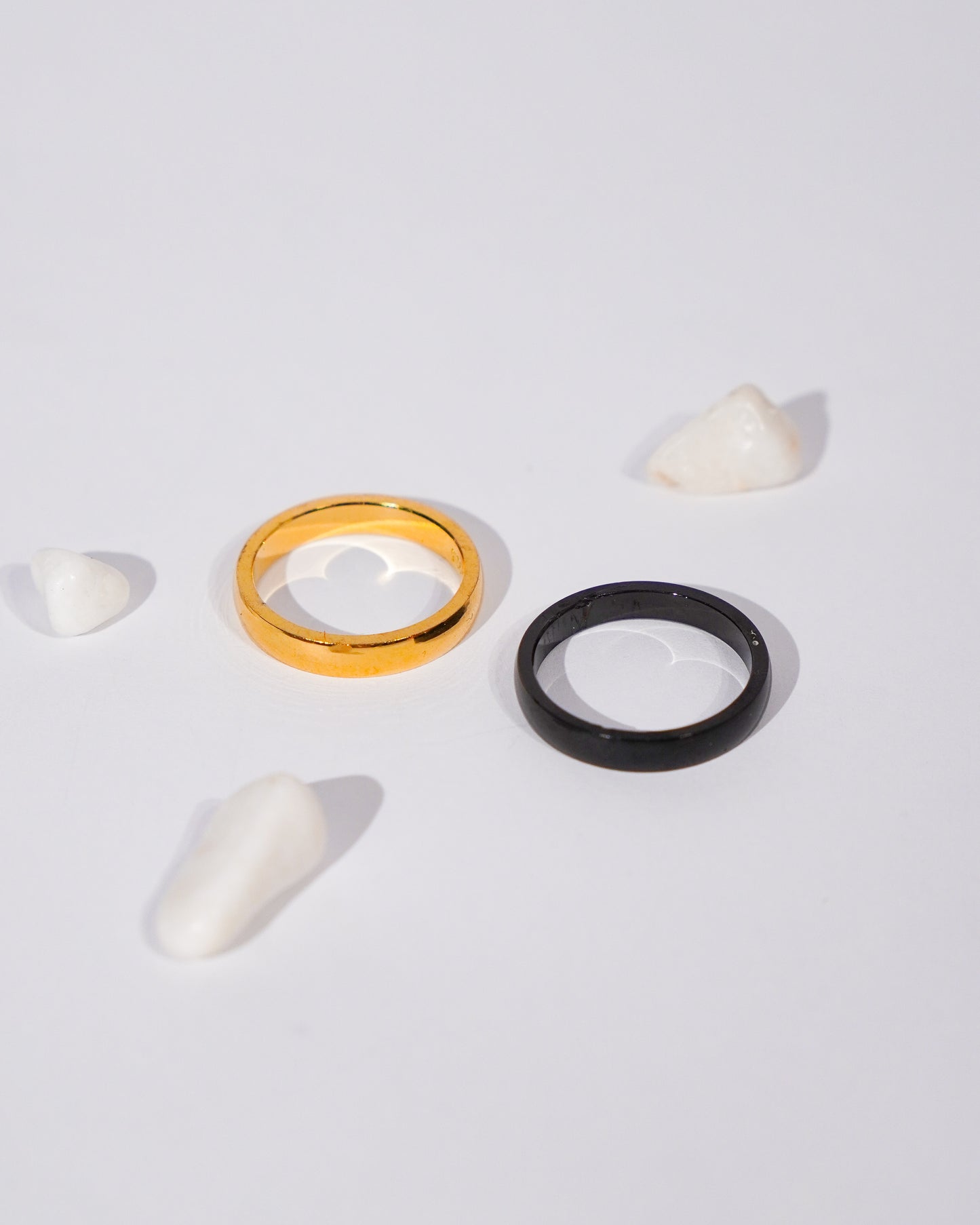 925 Black & Gold Fusion Rings