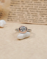 Silver Glimmer Diamond Ring