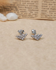 Moonbeam Drops Silver Earrings