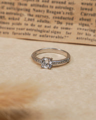 Silver Zircon Keep It Clean Ring