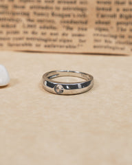 Silver Ethereal Diamond Ring