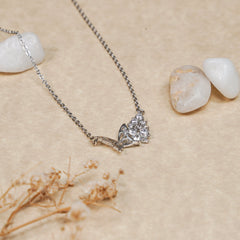Silver Flutter Aura Pendant