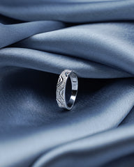 Silver Eclipse Radiant Ring