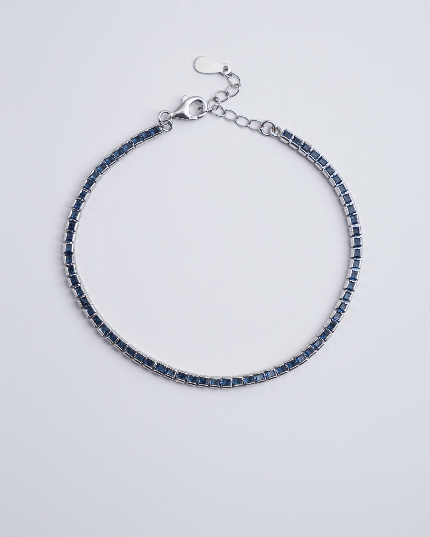 Silver Icy Blue Bracelet