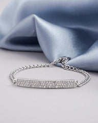 Starlight Gleam Silver Bracelet