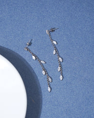 Twilight Threads Silver Earrings