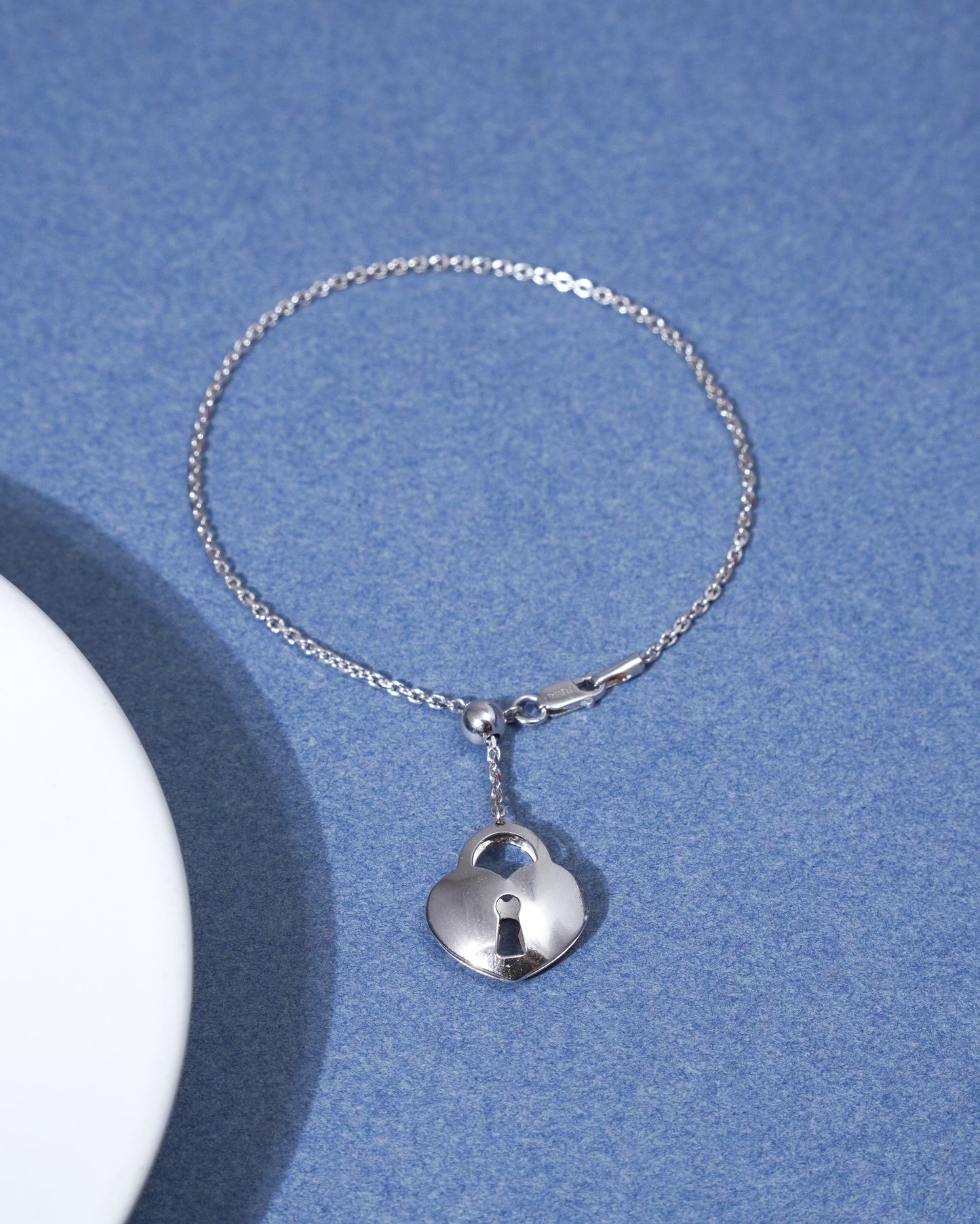 Love Lock Silver Bracelet
