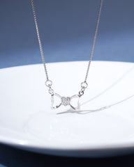 Silver Cupid Heart Pendant