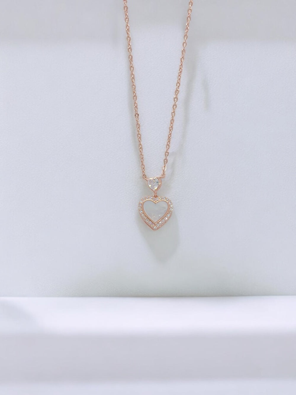 925 Silver Radiant Rose Love Pendant