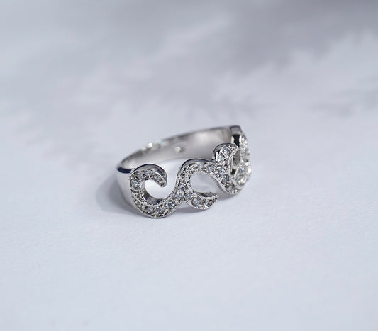 Pure Silver Serenity Ring
