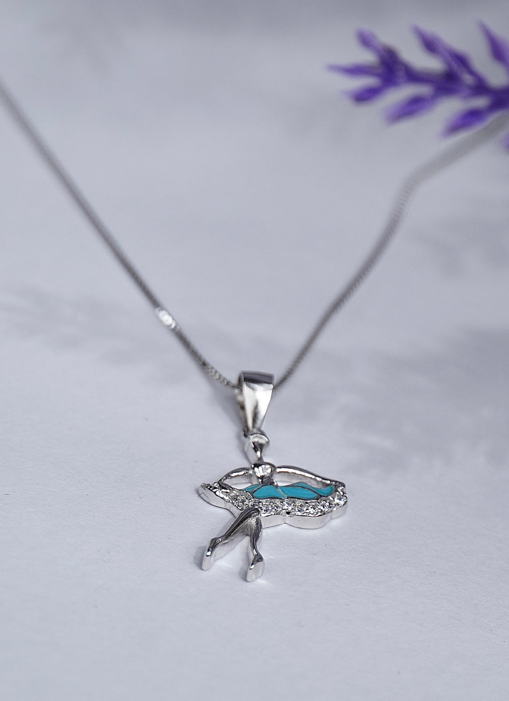925 Silver Blue Serenade Pendant