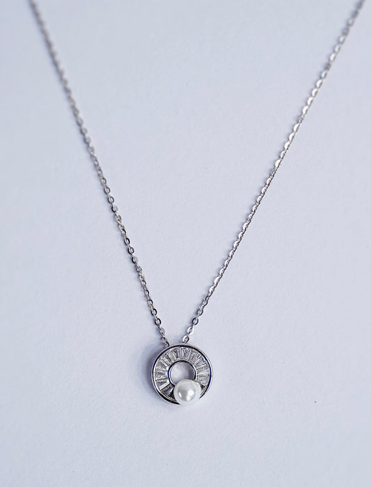 925 Silver White Pearl Pendant