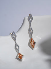 925 Silver Gold Lunar Kites Earring