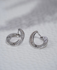 925 Silver Argent Aura Earring