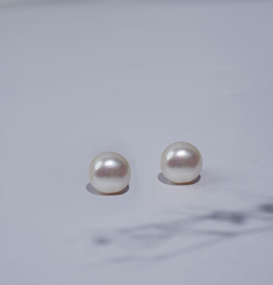 925 Silver Moonlit Pearl Earrings