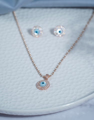 Pure Silver Evil Eye Set