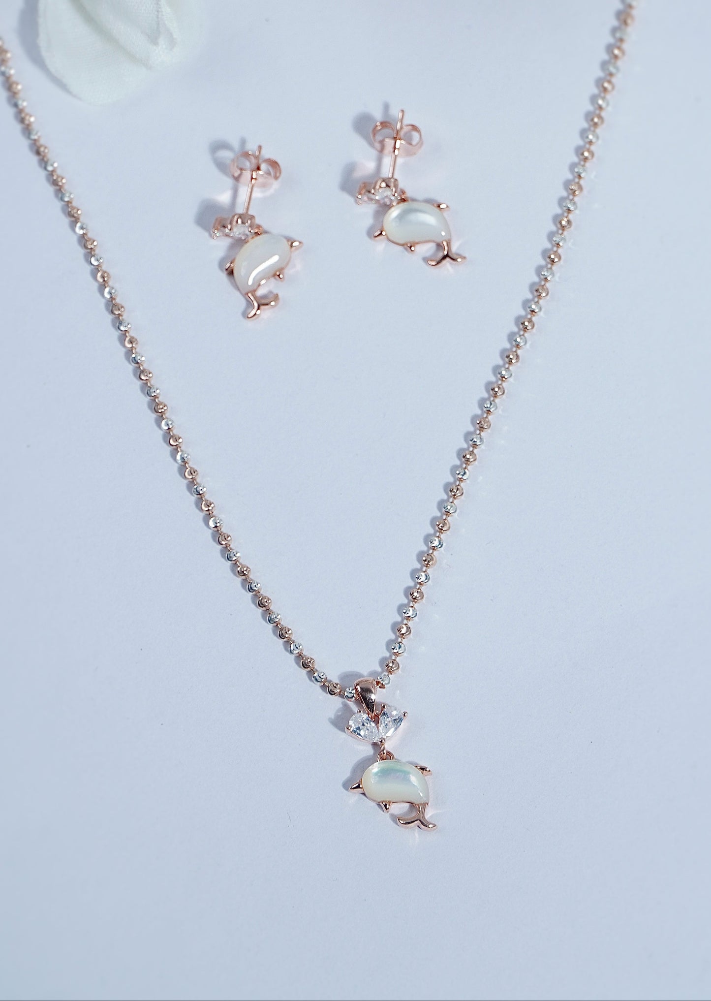 Pure Silver Opal Stone Ball Set
