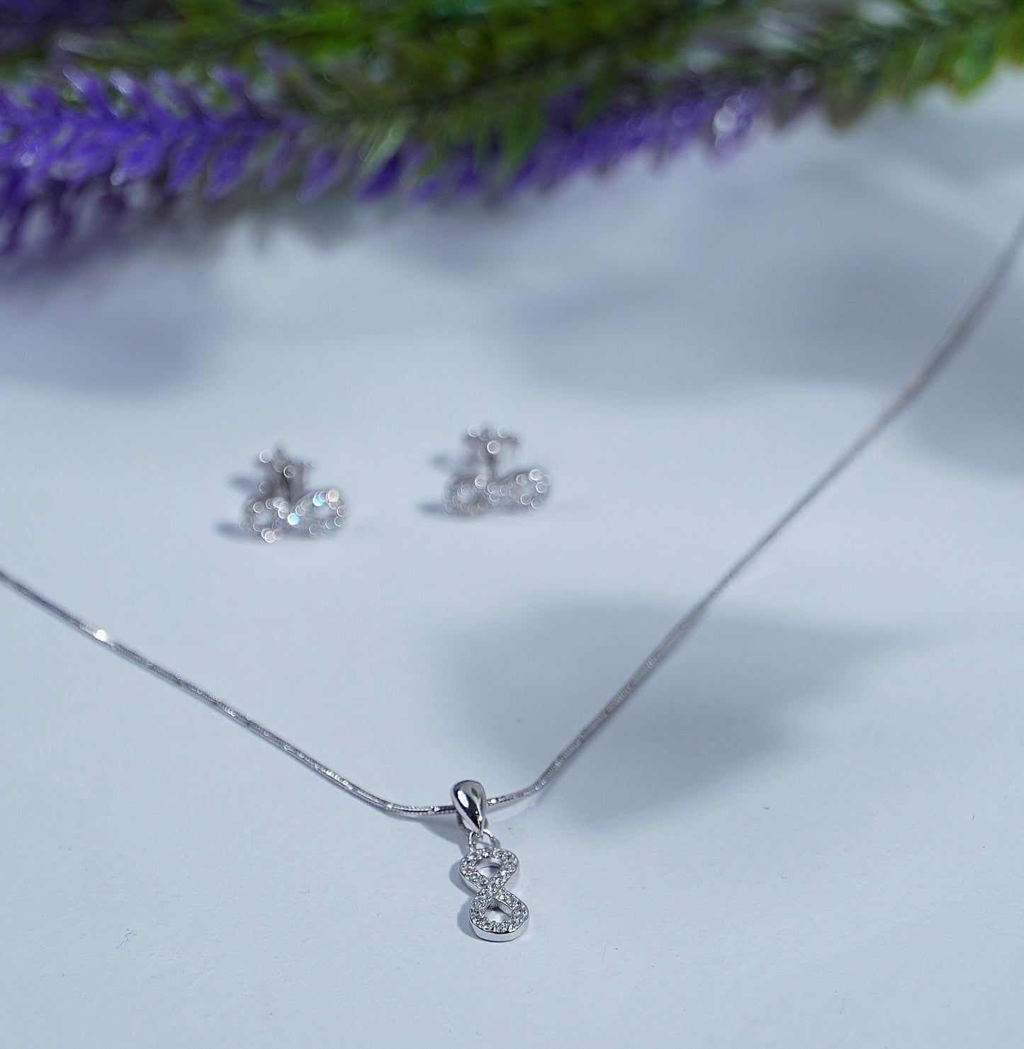Pure Silver Infinity Set