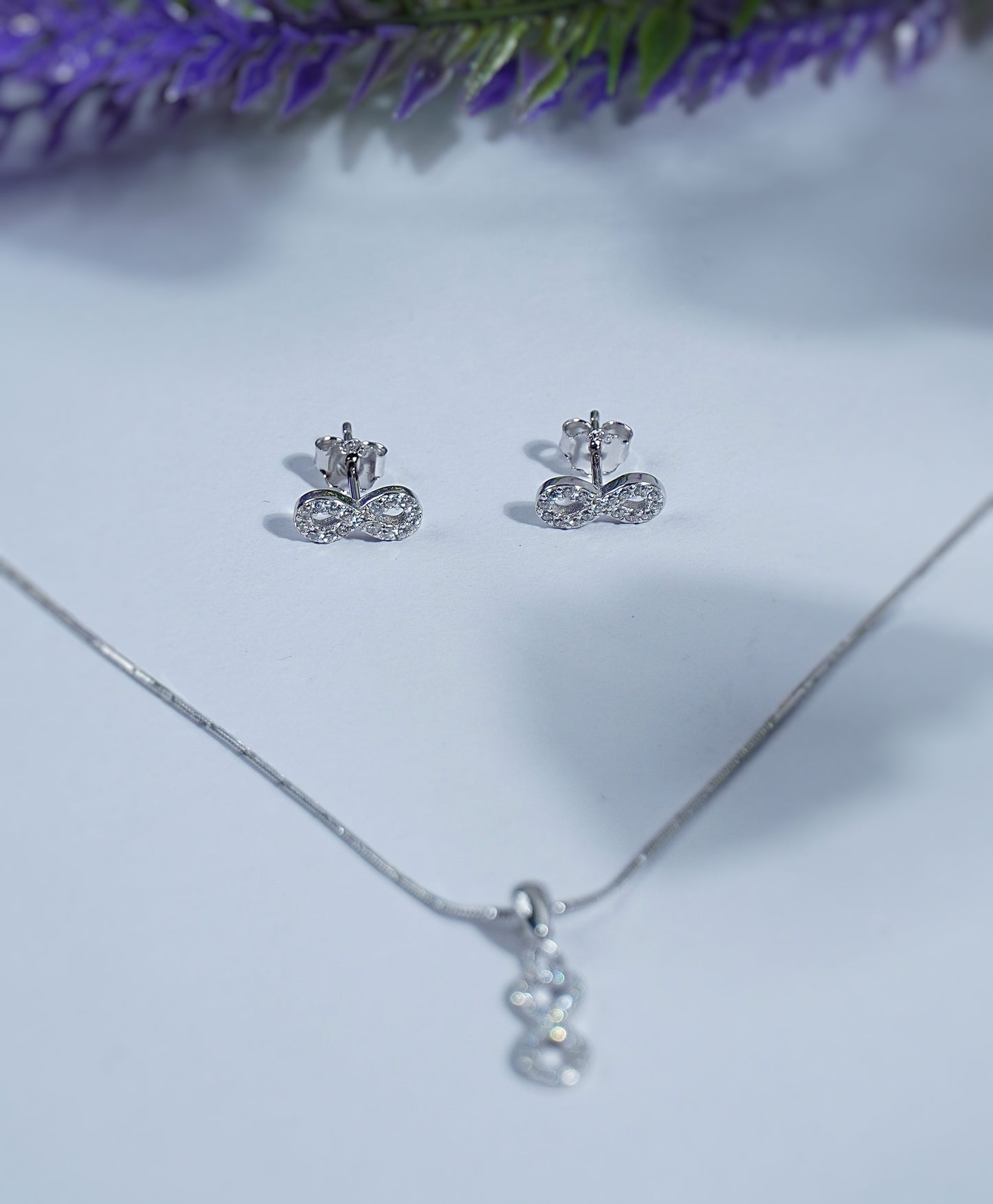 Pure Silver Infinity Set
