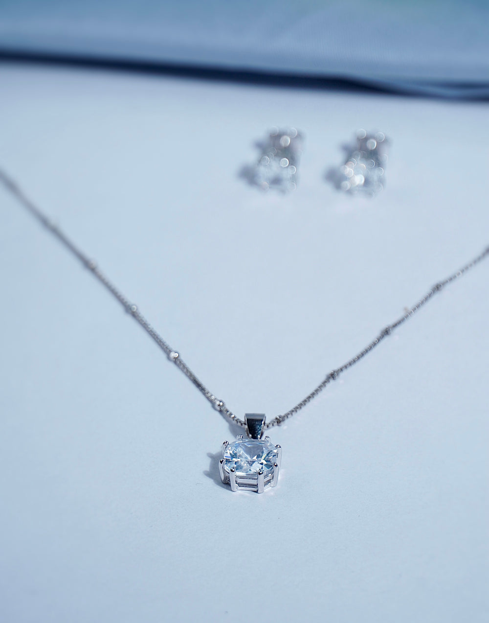 Pure Silver Mystic Stone Set