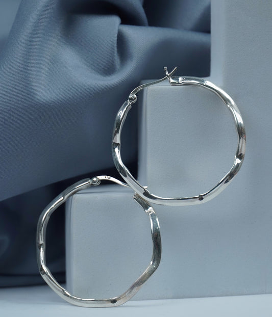 925 Silver Orbit Halo Earrings